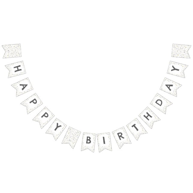 Lottie Confetti Wasserfarben Punkte Jagdflagge Wimpelkette (Alle)