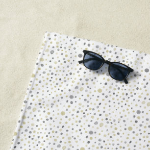 Lottie Confetti Watercolor Dots Strandtuch