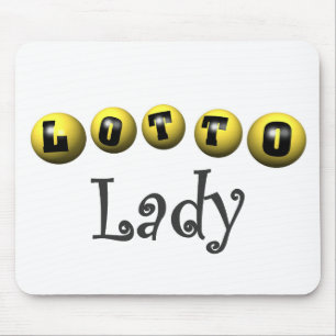 Lotto-Dame T-shirts und Geschenke Mousepad