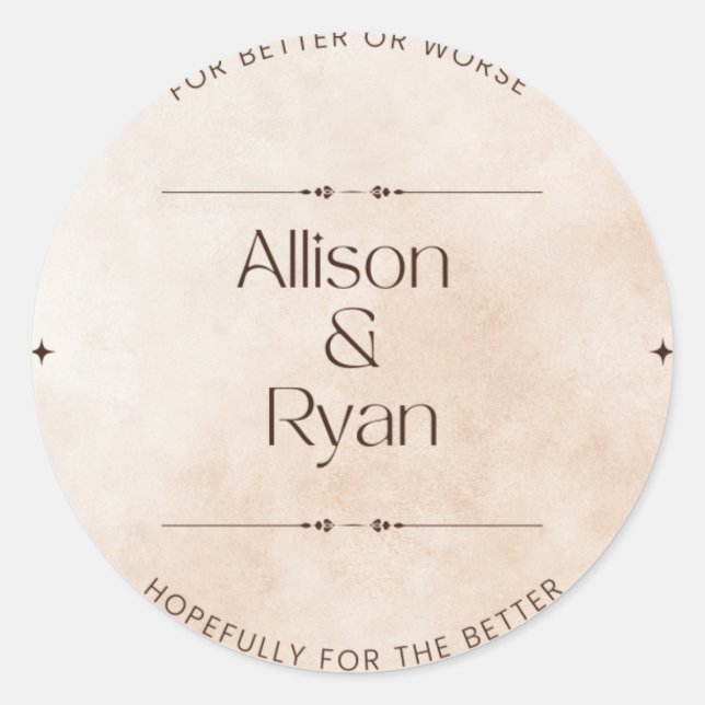 Lotto Ticket Labels Runder Aufkleber (Vorderseite)