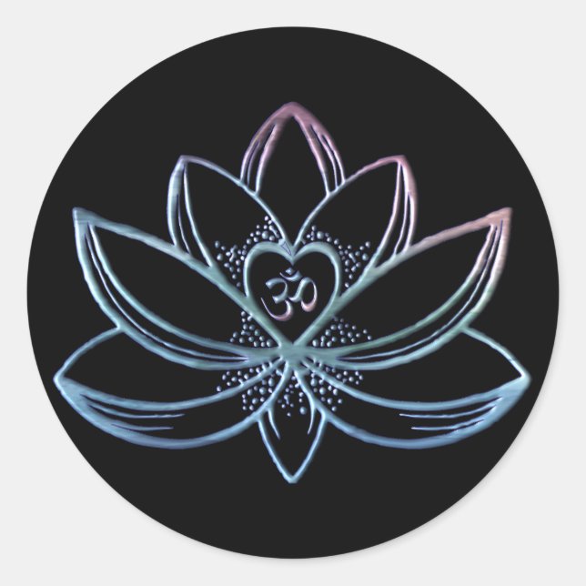 Lotus 1 runder aufkleber (Vorderseite)