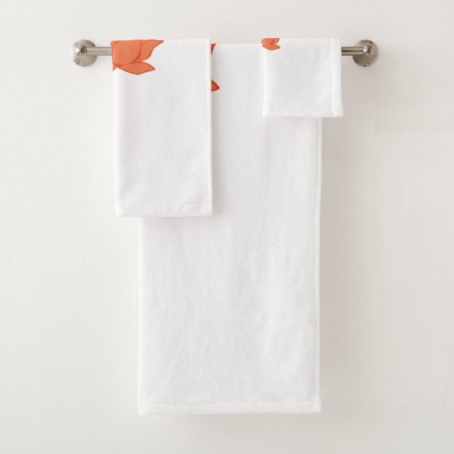 Lotus Bath Handtuch Set - weiß (Insitu)