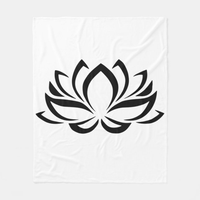 Lotus Blanket Fleecedecke (Vorderseite)