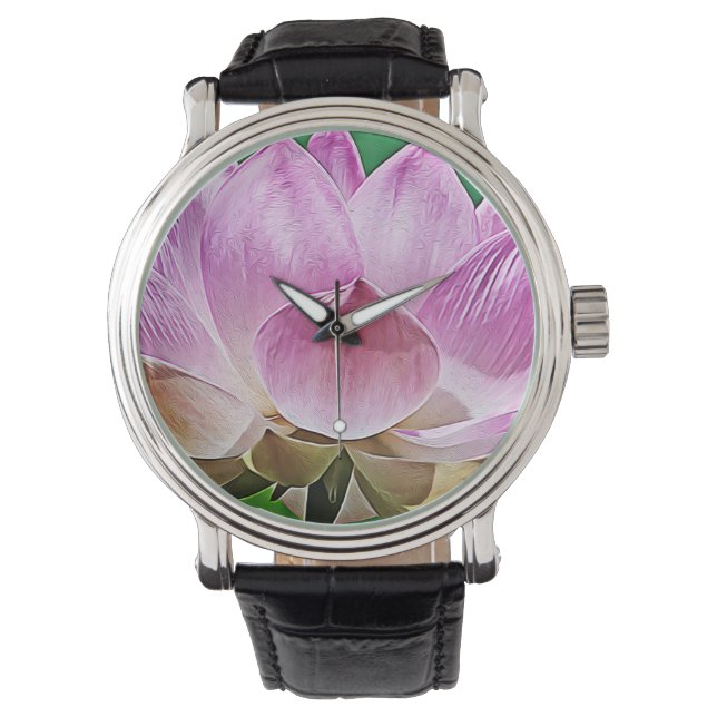 Lotus blossom armbanduhr (Vorderseite)