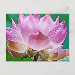 Lotus blossom feiertagspostkarte