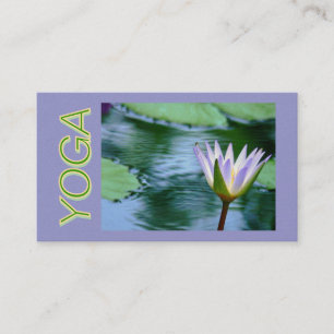 LOTUS BLOSSOM YOGA INSTRUKTUR GESCHÄFTSKARTE (FOTO VISITENKARTE