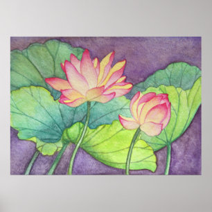 Lotus Blume #2 Poster Print