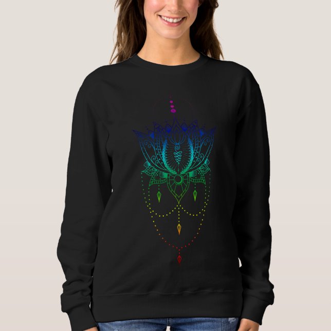 LOTUS BLUME 7 SWEATSHIRT (Vorderseite)