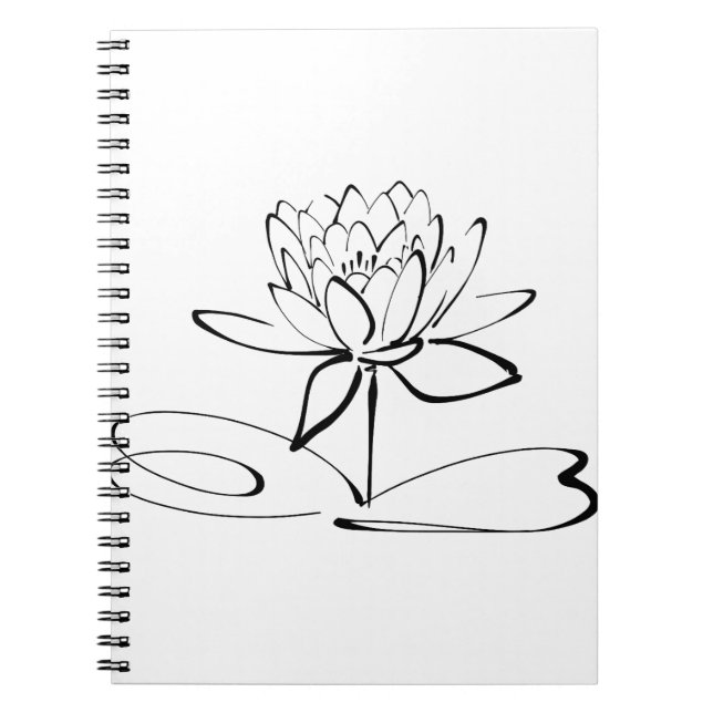 Lotus Blume Art Blossom Bloom Petal Notizblock (Vorderseite)