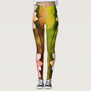 Lotus-Blume blühen Leggings