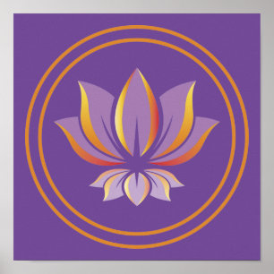 Lotus Blume Buddhismus Zen Spiritualität Poster