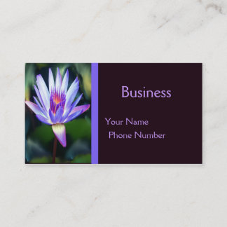 Lotus Blume Business Card Visitenkarte