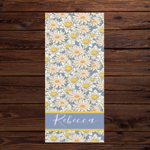 Lotus Blume Calming Blue Monogram Name Yoga Mats Yogamatte