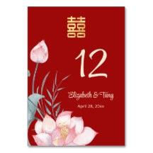 Lotus Blume Chinese Wedding