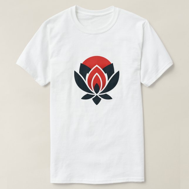 Lotus Blume Custom Shirt (Design vorne)
