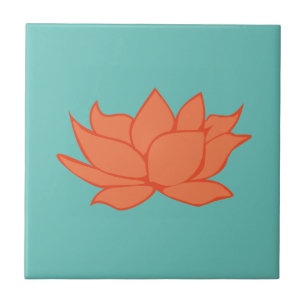 Lotus Blume Decorative Tile Fliese