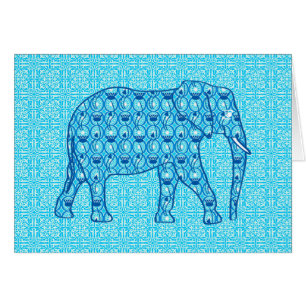 Lotus Blume Elefant - Türkis