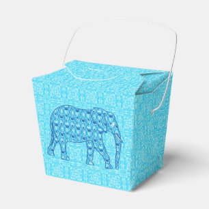 Lotus Blume Elefant - Türkis Geschenkschachtel