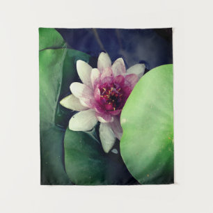 Lotus Blume Foto Tapestry Wandteppich