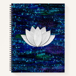 Lotus Blume Galaxy Notebook Notizbuch