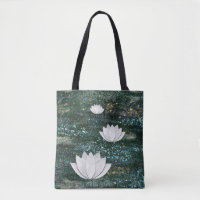 Lotus Blume Galaxy Tote Bag
