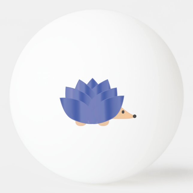 Lotus Blume Igel Tischtennisball (Vorderseite)