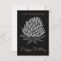 Lotus Blume Inspirational Mindful Happthday