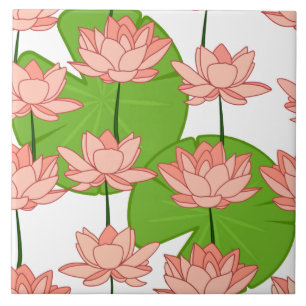 Lotus Blume Keramik Tile Fliese