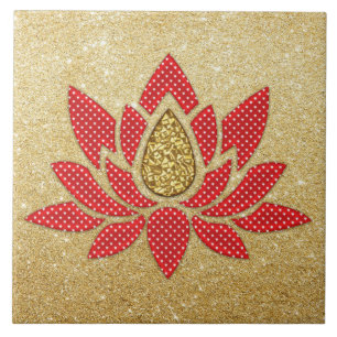 Lotus Blume Keramik Tile Fliese