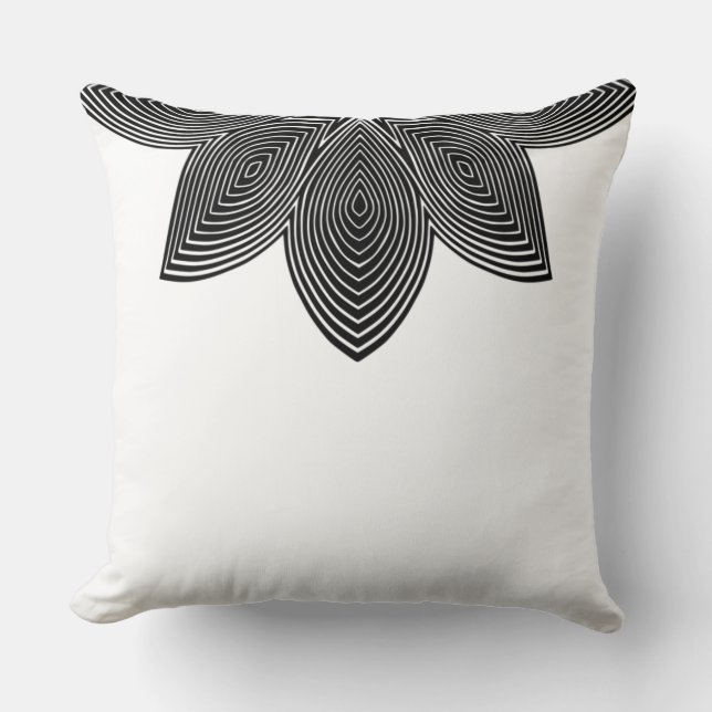 Lotus Blume Kissen (Vorderseite)