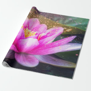 Lotus Blume. Landschaft, Zen Geschenkpapier