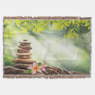 Lotus Blume Landschaft, Zen Stones Decke