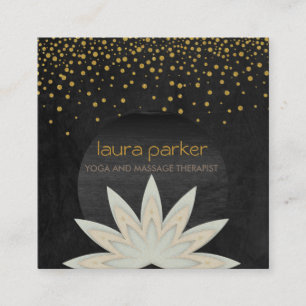Lotus Blume Lotus Quadratische Visitenkarte