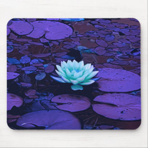 Lotus Blume Magisches Lila Blaues Türkisches Flor Mousepad