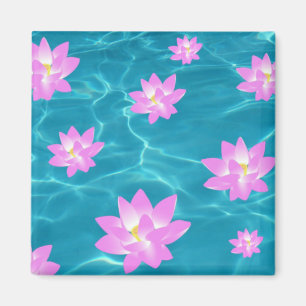 Lotus Blume Magnet