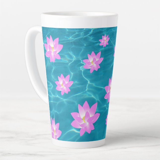 Lotus Blume Milchtasse (Linke Ecke)