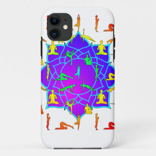 Lotus Blume mit Yoga-Posen Case-Mate iPhone Hülle