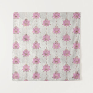 Lotus-Blume-Muster - Pasten Wandteppich