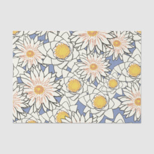 Lotus Blume Muster Tischtuch Seidenpapier