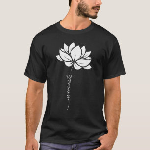 Lotus Blume Namaste Yoga Medizin Zen Bohemisch T-Shirt