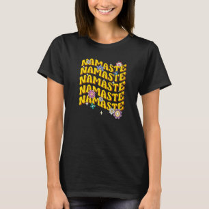 Lotus Blume Namaste Yoga Retro Medizin 1 T-Shirt