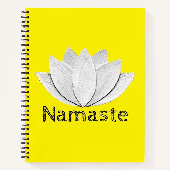 Lotus-Blume Notizbuch (Vorderseite)