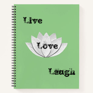 Lotus Blume Notizbuch