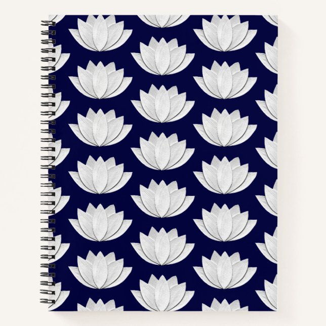 Lotus-Blume Notizbuch (Vorderseite)