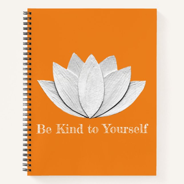 Lotus-Blume Notizbuch (Vorderseite)