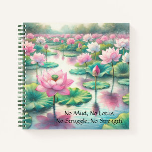 Lotus-Blume Notizbuch