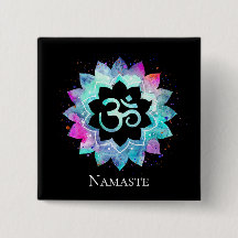 *~* Lotus Blume OM OM Symbol Wasserfarbe Mandala
