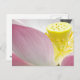 Lotus Blume Postkarte (Vorne/Hinten)
