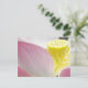 Lotus Blume Postkarte (Stehend Vorderseite)