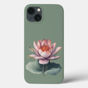 Lotus Blume Rosa Wasserfarbe Case-Mate iPhone Hülle